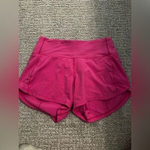 Lululemon sonic pink size 2 tall length shorts